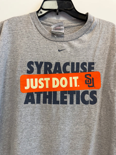 Vintage NIke Syracuse Athletics Just Do It T Shirt Large TS590