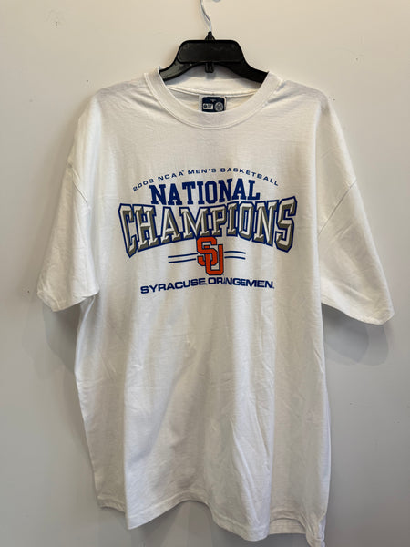 Vintage New w/ Tags 2003 Champions Syracuse Basketball T Shirt XL  TS595