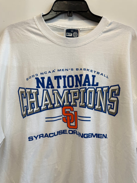 Vintage New w/ Tags 2003 Champions Syracuse Basketball T Shirt XL  TS595