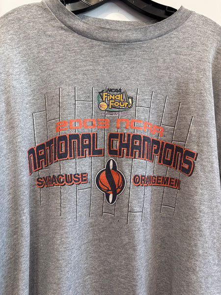 Vintage 2003 Champs Syracuse Basketball T Shirt XL TS596