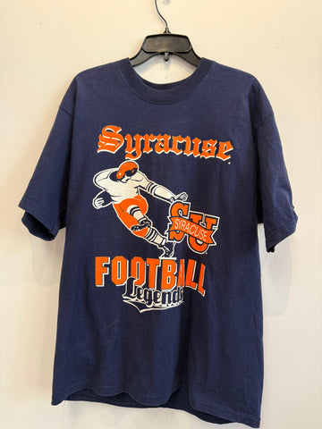 Vintage Syracuse Football Floyd Little T Shirt w/ Autograph Large TS 591