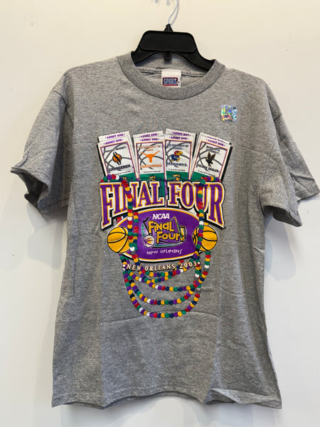 Vintage Syracuse Basketball 2003 Final Four Mardi Gras T Shirt TS606