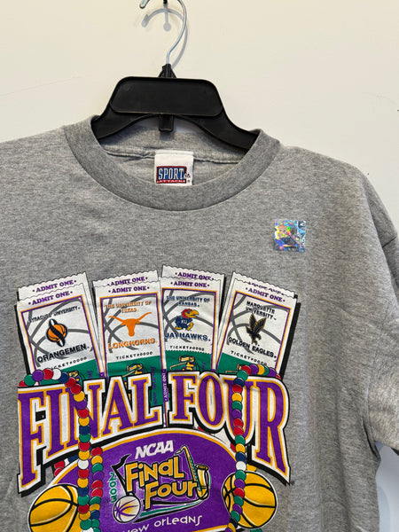 Vintage Syracuse Basketball 2003 Final Four Mardi Gras T Shirt TS606