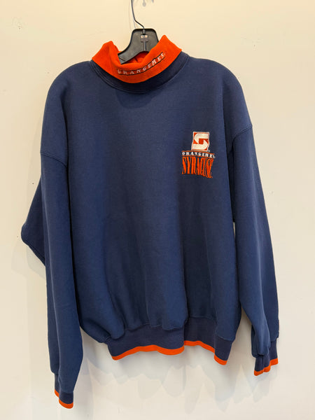 Syracuse Orangemen Faux Turtleneck Sweatshirt XL SS1190