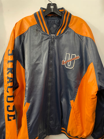 Vintage Syracuse U Leather Jacket 2XL J276