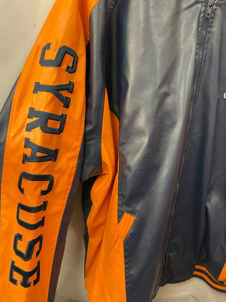 Vintage Syracuse U Leather Jacket 2XL J276