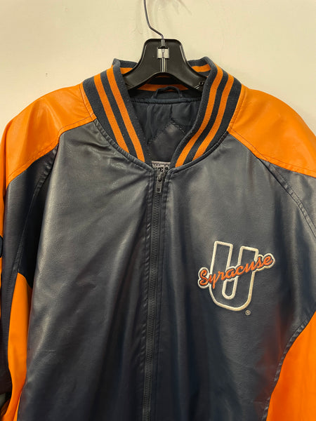 Vintage Syracuse U Leather Jacket 2XL J276