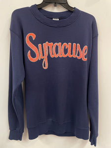 Vintage Syracuse Cursive Script Sweatshirt Large SS1001