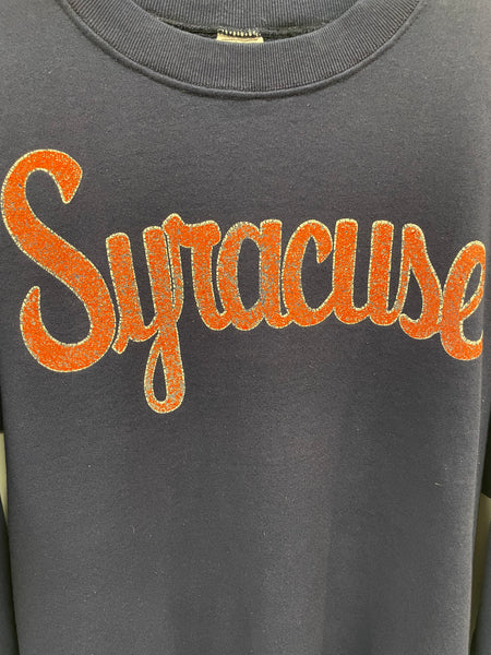 Vintage Syracuse Cursive Script Sweatshirt Large SS1001