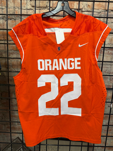 Orange SU Lacrosse Jersey #22 Large
