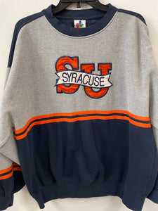 Vintage Colorblock Syracuse Sweatshirt w/ the Banner Logo XL SS1004