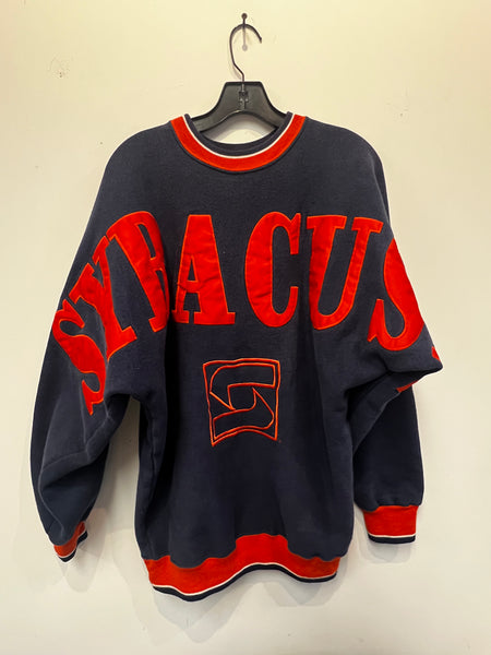Super Rare Syracuse Across the Chest Stitched Sweatshirt M/L SS1203