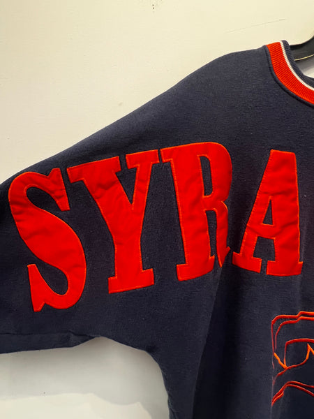 Super Rare Syracuse Across the Chest Stitched Sweatshirt M/L SS1203