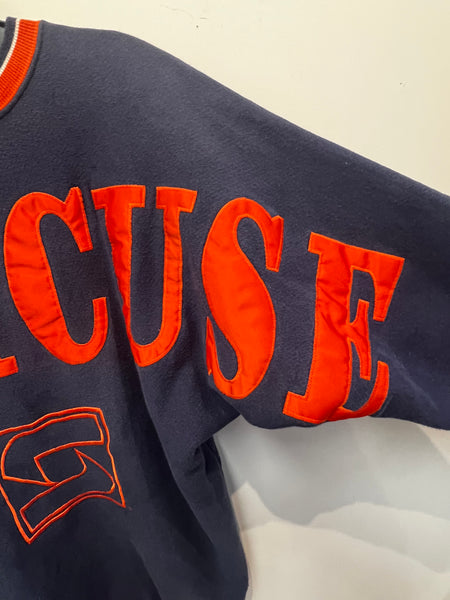Super Rare Syracuse Across the Chest Stitched Sweatshirt M/L SS1203