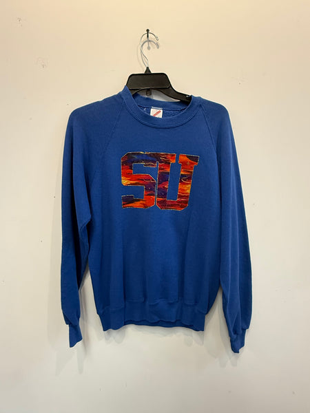 Vintage Jerseys Blue Syracuse Crew Neck Large (fits a medium) SS1192