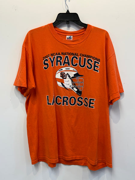 2002 Syracuse Lacrosse National Champions T-Shirt XL TS614