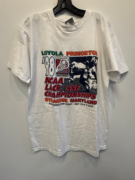 Vintage 98' NCAA Lacrosse Championships White T-Shirt Large TS615