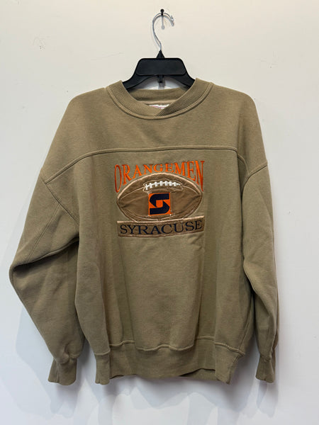 90s Brown Syracuse Orangemen Football Crewneck L/XL SS1199