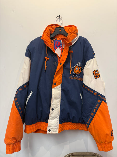 Vintage 90s Syracuse University Jacket Pro Player XL J335