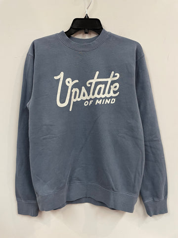 Upstate blue top champion crewneck