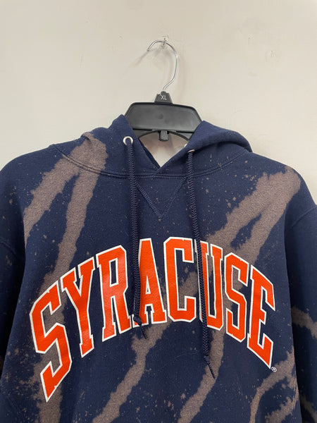 Custom Syracuse Bleach Arc Logo Russell Athletic Hoodie Medium C182