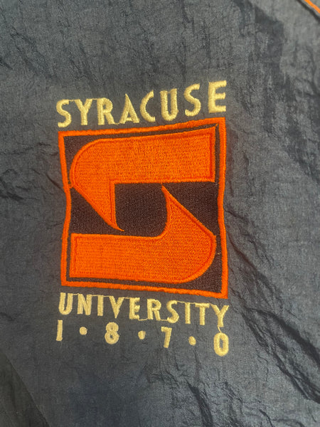 Vintage Starter Syracuse University Interlocking S Jacket J193