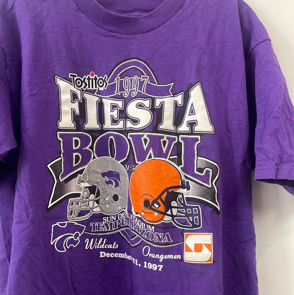 Vintage 1997 Fiesta Bowl Syracuse Football T Shirt Large TS389