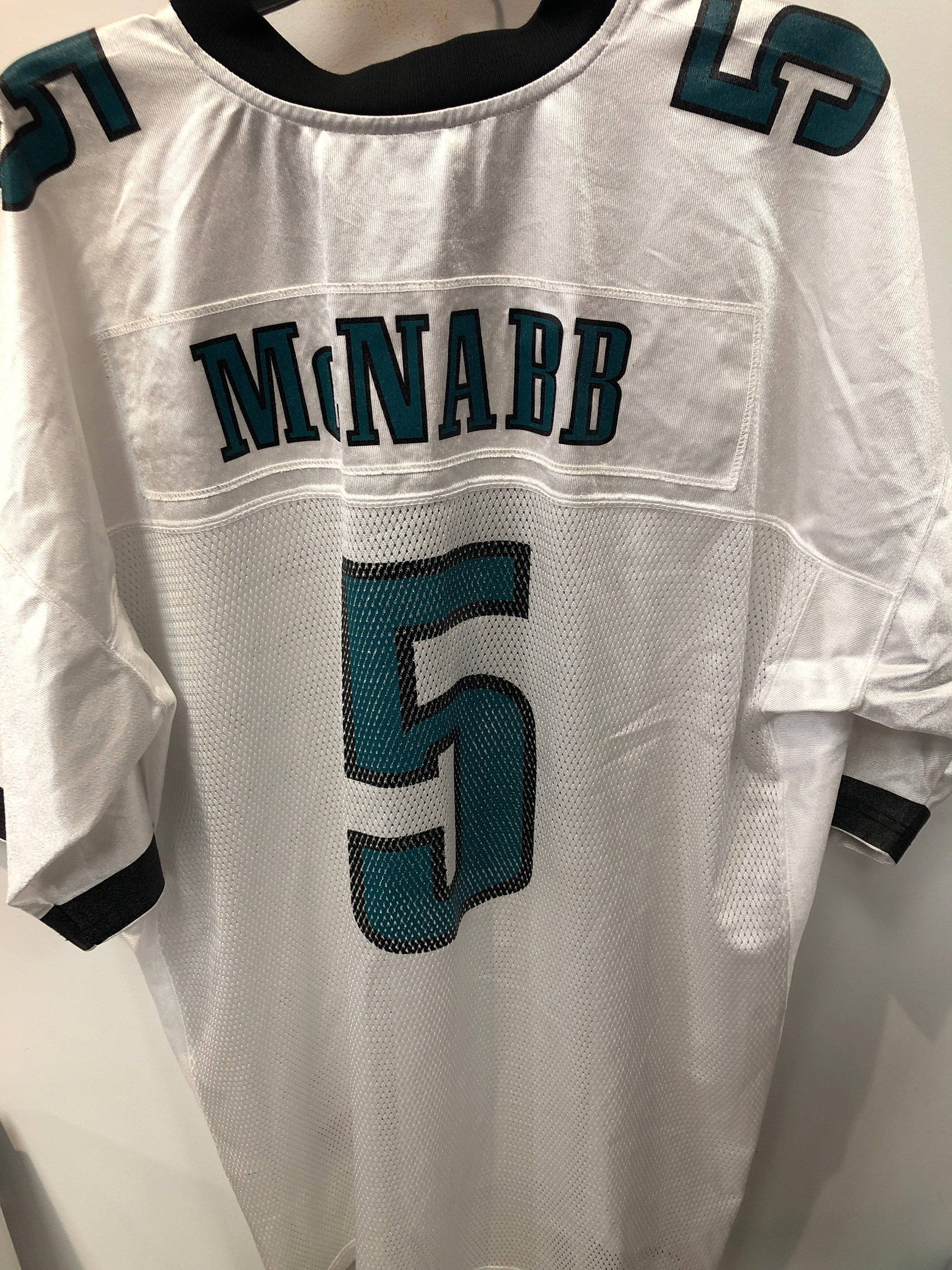 Donovan McNabb Official Reebok NFL Jersey #5 White – Scholars & Champs