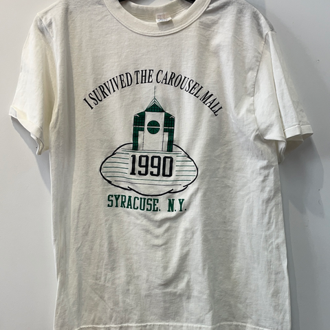 Vintage 1990 “I Survived The Carousel Mall” T-Shirt, Fits a M/L