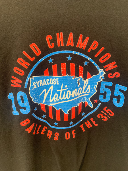 Exclusive Soft 1955 Syracuse Nationals World Champs T Shirt