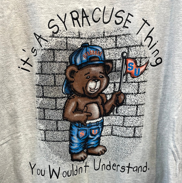 Very Rare Syracuse Teddy Bear T Shirt 2XL TS329