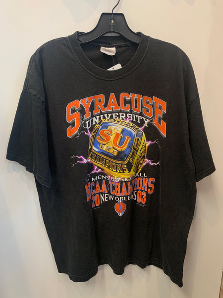 2003 Syracuse University NCAA Champions "Ring" T Shirt Noo my