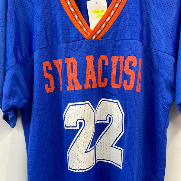 Vintage Royal Blue Syracuse Lacrosse Jersey #22 Medium
