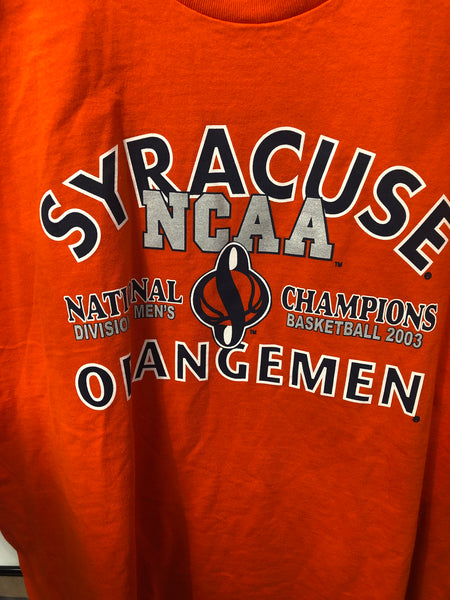 2003 NCAA Champs Syracuse University T Shirt. TS42