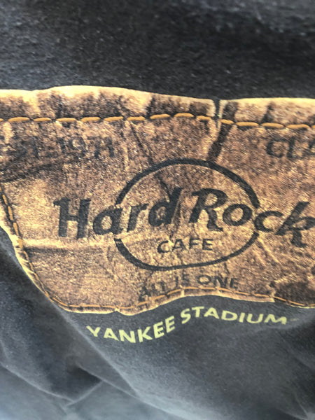 Chocolate Brown Hard Rock Cafe Yankee Stadium T Shirt Large