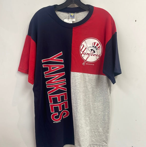 Vintage Yankees Colorblock T-Shirt  w/tags M/L Y12