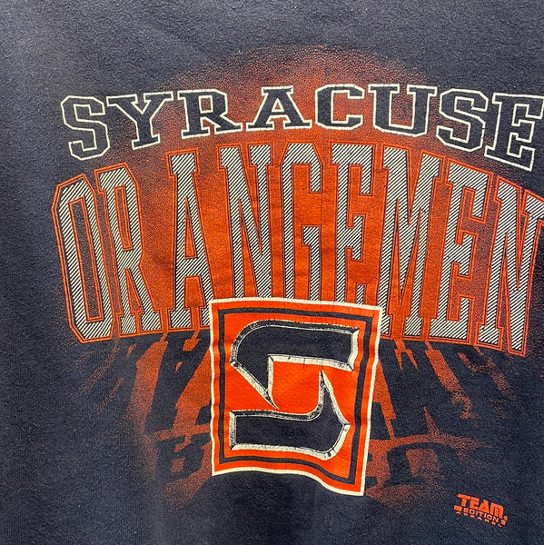 Vintage Syracuse University Sweatshirt w/ Interlocking S Logo  XL/2XL SS648
