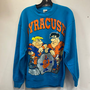 Extremely Rare Double Sided Vintage Syracuse Flintstones Sweatshirt Large SS655