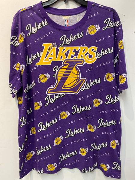 NWT All Over Print Los Angeles Lakers T Shirt