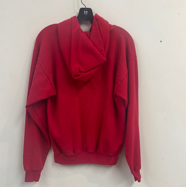 Vintage Syracuse Red Spellout Hoodie Sweatshirt Medium SS836