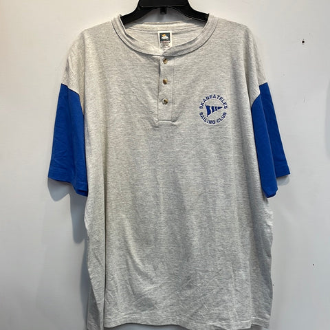 Vintage Skaneateles Sailing Club Henley T Shirt 2XL