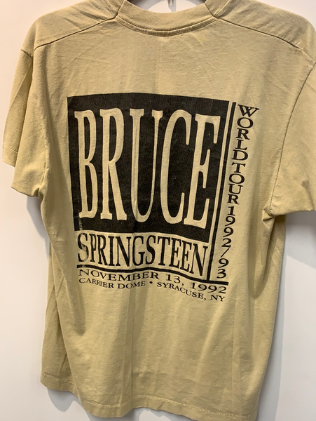 Extremely Rare Vintage Bruce Springsteen Concert Security T-shirt TS129