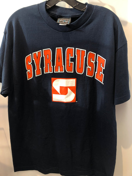 Vintage Navy Syracuse University T Shirt Medium/Large