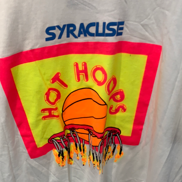 New w/ Tags Chalkline Vintage Syracuse Hot Hoops T Shirt Fits a 2XL