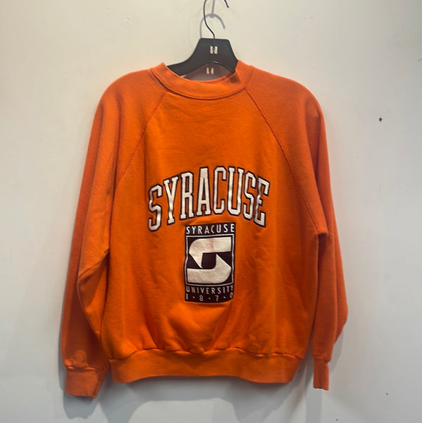 Vintage Syracuse Sweatshirt with a Interlocking S logo M/L SS743