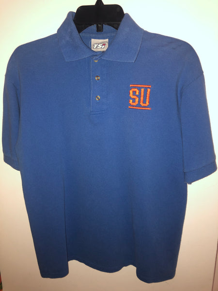 Vintage rare Royal Blue Syracuse University Polo Shirt Fits a Small/Medium