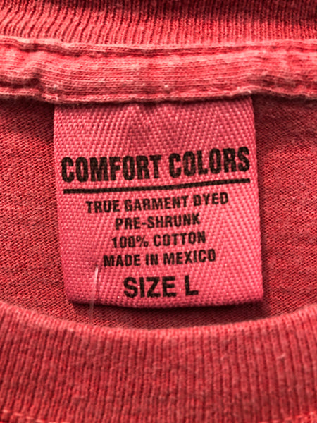 Washed Red Syracuse T Shirt Large