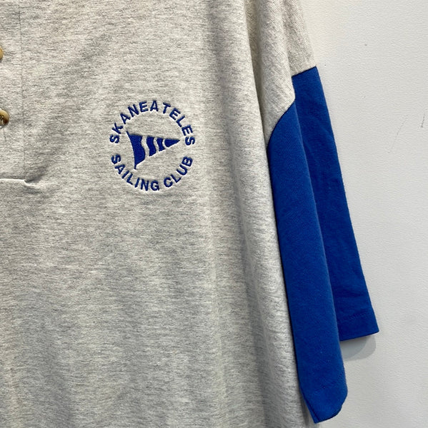 Vintage Skaneateles Sailing Club Henley T Shirt 2XL