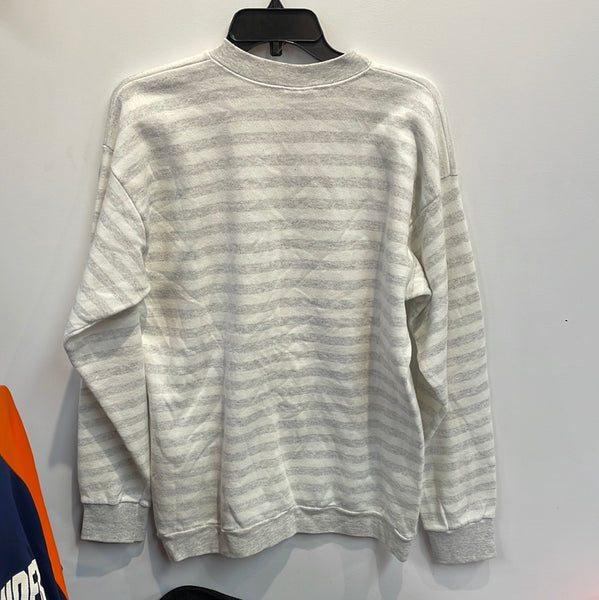 Vintage Striped Lake George Crewneck Sweatshirt Size XL