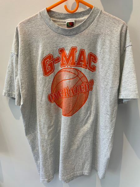 G-Mac overrated T-Shirt with orange design, size XXL
